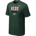 Nike MLB Cincinnati Reds 2014 Home Practice T-Shirt - Dark Green