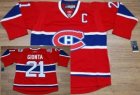 nhl montreal canadiens #21 gionta red c patch