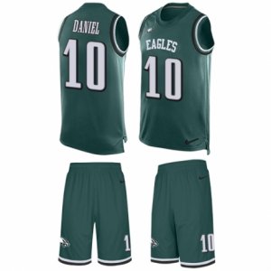 Mens Nike Philadelphia Eagles #10 Chase Daniel Limited Midnight Green Tank Top Suit NFL Jersey