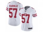 Women Nike San Francisco 49ers #57 Eli Harold Vapor Untouchable Limited White NFL Jersey