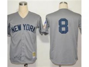 MLB Jerseys New York Yankees #8 Berra Grey 1951[cool base]