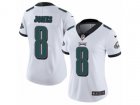 Women Nike Philadelphia Eagles #8 Donnie Jones Vapor Untouchable Limited White NFL Jersey