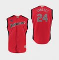 American League #24 Gary Sanchez Red Youth 2019 MLB All-Star Game Player Jersey