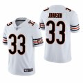 Mens Chicago Bears #33 Jaylon Johnson White Vapor Limited Throwback