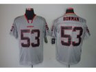 Nike NFL San Francisco 49ers #53 Navorro Bowman Grey grey jerseys[Elite lights out]