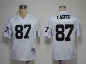 nfl oakland raiders #87 casper throwback white