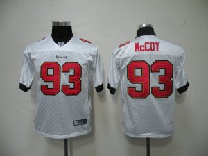 youth nfl tampa bay buccaneers #93 mccoy white