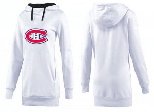 NHL Women Montreal Canadiens Logo Pullover Hoodie 1