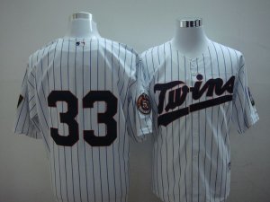 mlb minnesota twins #33 morneau white 50th