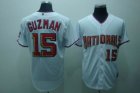 mlb washington nationals #15 guzman white[cool base]