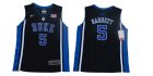 Duke Blue Devils #5 RJ Barrett Black Youth Nike College Basketball Jersey