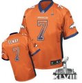 Nike Denver Broncos #7 John Elway Orange Team Color Super Bowl XLVIII NFL Elite Drift Fashion Jersey