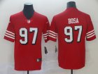 Nike 49ers #97 Nick Bosa Red 2019 NFL Draft First Round Pick Color Rush Vapor Untouchable Limited