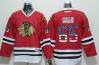 NHL Chicago Blackhawks #65 Andrew Shaw Red Jerseys(USA Flag Fashion)