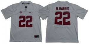 Alabama Crimson Tide #22 Najee Harris White College Football Jersey