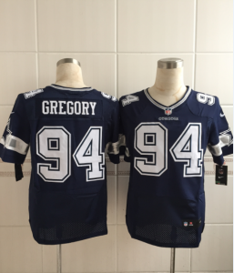 Nike Dallas Cowboys #94 GREGORY Navy Blue jerseys(Elite)