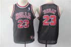 Bulls #23 Michael Jordan Black Youth Throwback Nike Swingman Jersey