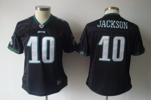 women nfl philadelphia eagles #10 desean jackson black[2011]