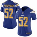 Women's Nike San Diego Chargers #52 Denzel Perryman Limited Electric Blue Rush NFL Jersey