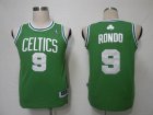 NBA Boston Celtics #9 Rajon Rondo Swingman green