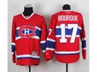 nhl jerseys montreal canadiens #17 bourque red[bourque]