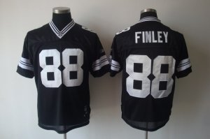 nfl green bay packers #88 finley black[Black shadow]