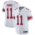 Nike Giants #11 Phil Simms White Vapor Untouchable Limited Jersey
