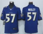 Nike Baltimore Ravens #57 Mosley Purple Jerseys(Limited)