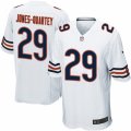 Mens Nike Chicago Bears #29 Harold Jones-Quartey Game White NFL Jersey