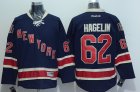 NHL New York Rangers #62 Carl Hagelin Dark Blue Third Stitched Jerseys