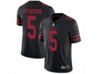 Mens Nike San Francisco 49ers #5 Bradley Pinion Vapor Untouchable Limited Black NFL Jersey