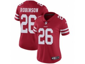 Women Nike San Francisco 49ers #26 Rashard Robinson Vapor Untouchable Limited Red Team Color NFL Jersey