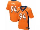 Mens Nike Denver Broncos #94 Domata Peko Elite Orange Team Color NFL Jersey
