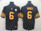 Nike Steelers #6 Devlin Hodges Black Color Rush Limited Jersey