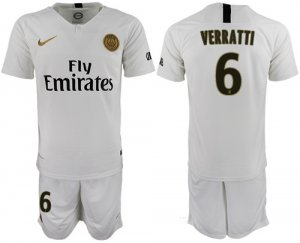 2018-19 Paris Saint-Germain 6 VERRATTI Away Soccer Jersey