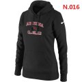 Women Arizona Cardinals Logo Pullover Hoodie-1