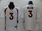 Nike Broncos #3 Russell Wilson White C Patch Vapor Untouchable Limited Jersey