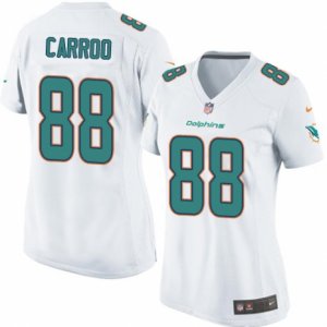 Women\'s Nike Miami Dolphins #88 Leonte Carroo Limited White NFL Jersey