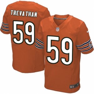 Men\'s Nike Chicago Bears #59 Danny Trevathan Elite Orange Alternate NFL Jersey