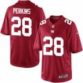 Mens Nike New York Giants #28 Paul Perkins Limited Red Alternate NFL Jersey