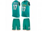 Nike Miami Dolphins #17 Ryan Tannehill Limited Aqua Green Tank Top Suit NFL Jersey