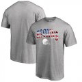 Cleveland Browns Pro Line by Fanatics Branded Banner Wave T-Shirt Heathered Gray