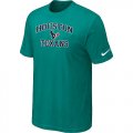Houston Texans Heart & Soul Green T-Shirt