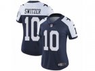 Women Nike Dallas Cowboys #10 Ryan Switzer Vapor Untouchable Limited Navy Blue Throwback Alternate NFL Jersey