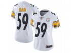 Women Nike Pittsburgh Steelers #59 Jack Ham Vapor Untouchable Limited White NFL Jersey