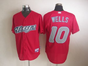 mlb Toronto Blue Jays #10 Wells red