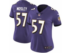 Women Nike Baltimore Ravens #57 C.J. Mosley Vapor Untouchable Limited Purple Team Color NFL Jersey