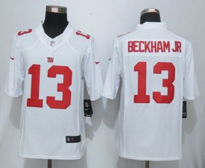 Nike New York Giants #13 Beckham jr White Jerseys(Limited)