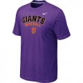 Nike MLB San Francisco Giants 2014 Home Practice T-Shirt - Purple