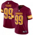 Washington Commanders #99 Chase Young Burgundy 90th Anniversary Vapor Limited
